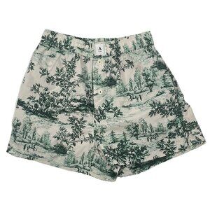 by Anthropologie The Wren Boxer Shorts Sz Womens XXS Green